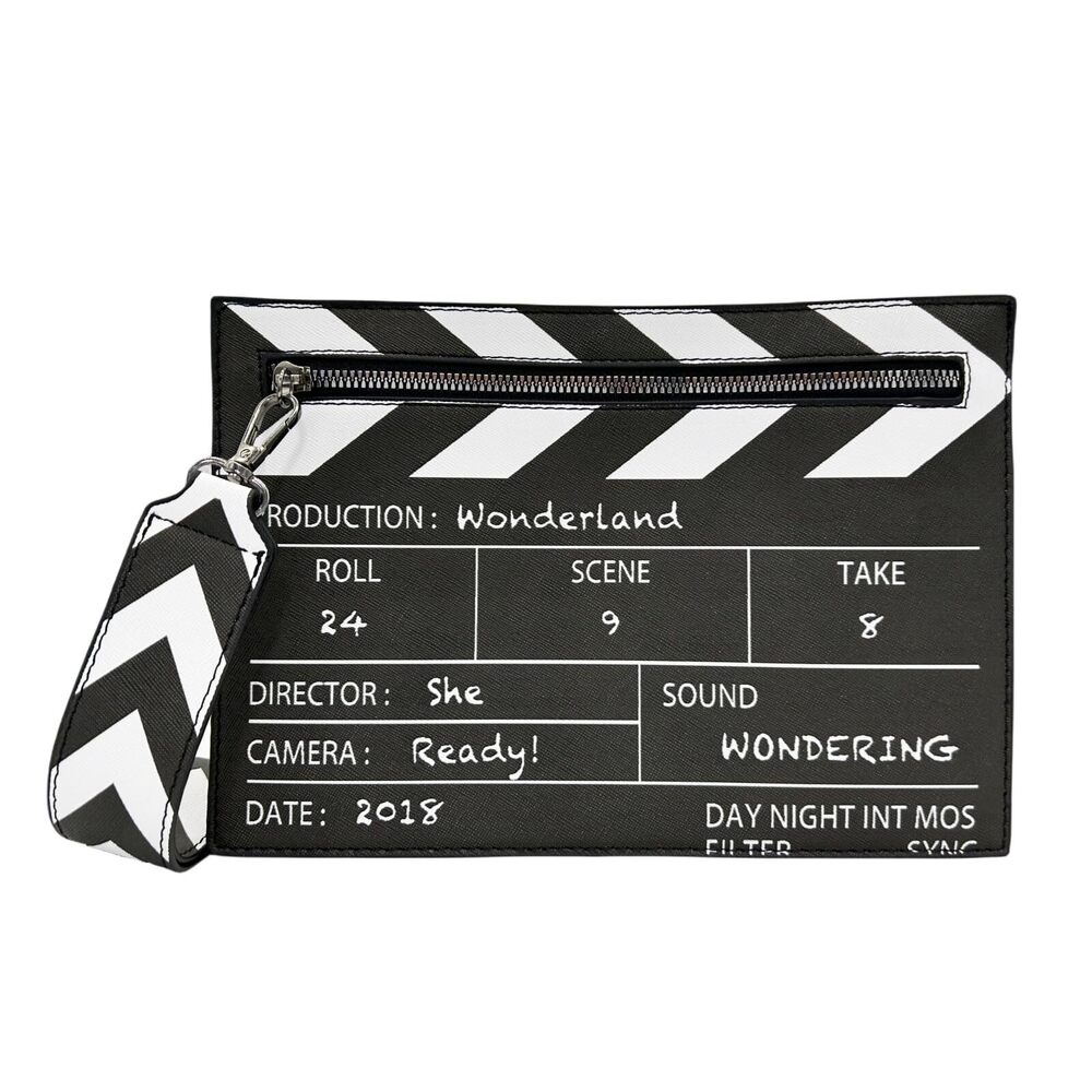 4681 Clapperboard Design Crossbody Bag Cute Clutch Purse Fun Shoulder